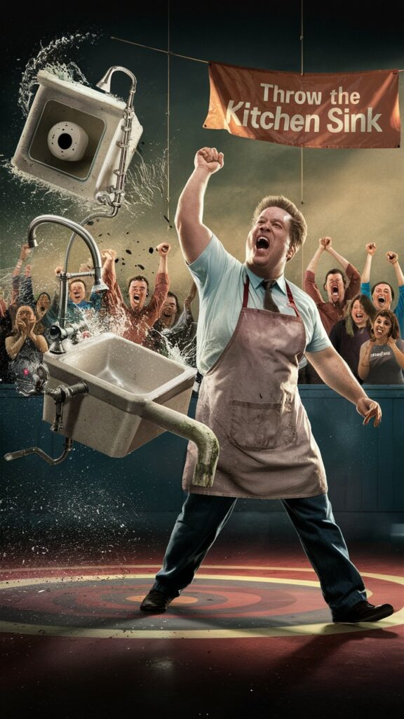 ‘Throw the Kitchen Sink’ at Something