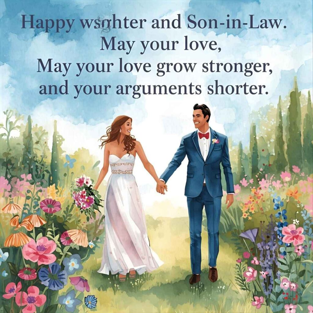 Anniversary Wishes for Daughter and Son-in-Law: