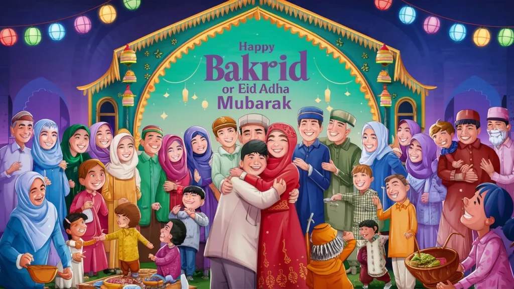 Happy Bakrid or Eid al-Adha Mubarak