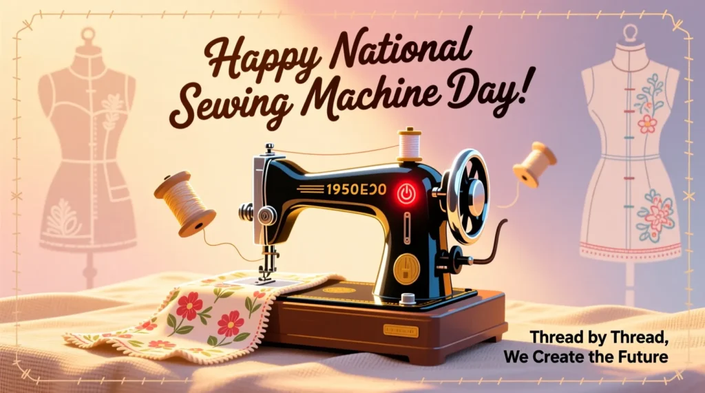 National Sewing Machine Day Wishes