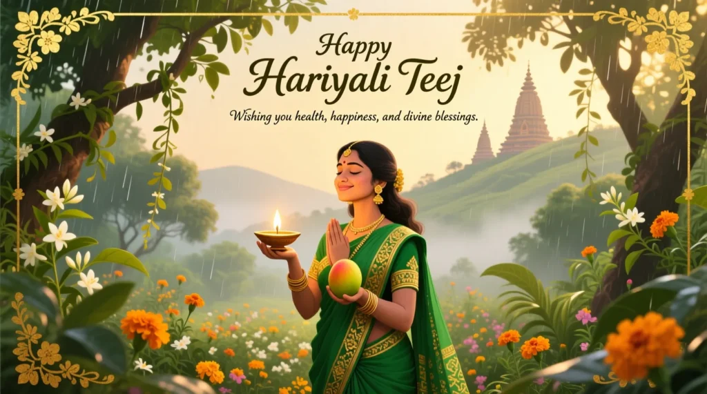 Happy Hariyali Teej Wishes