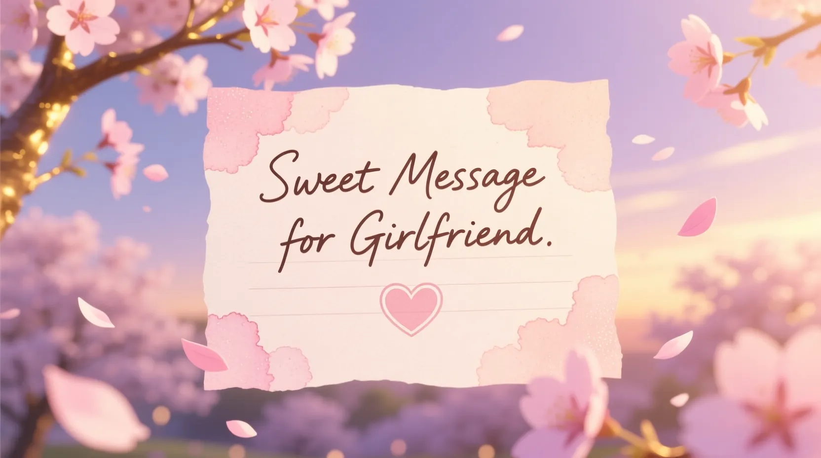 Sweet Message for Girlfriend