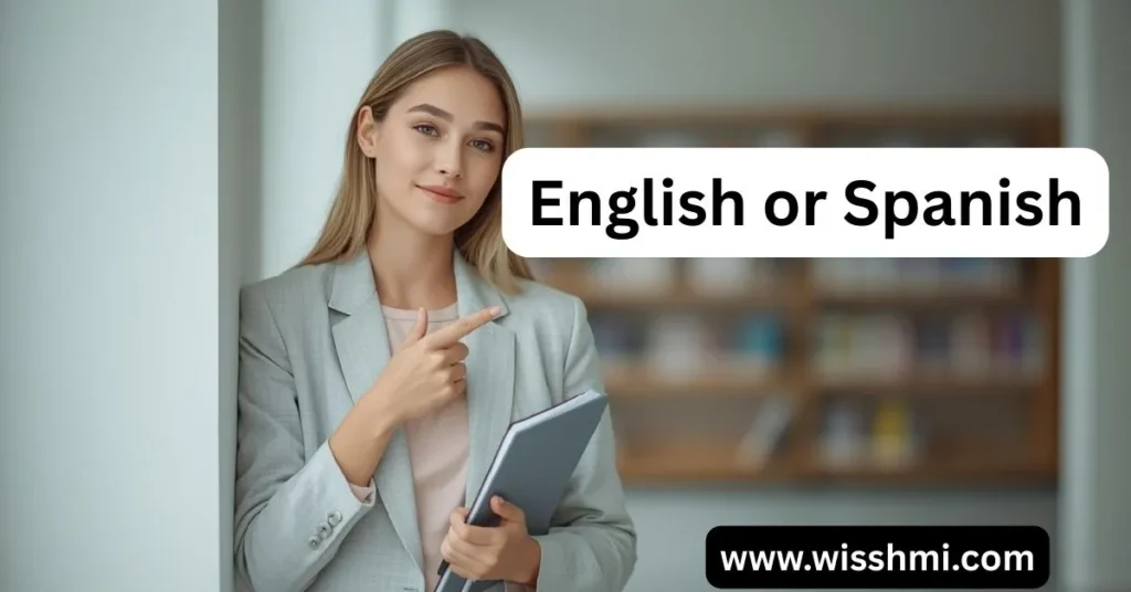 English or Spanish